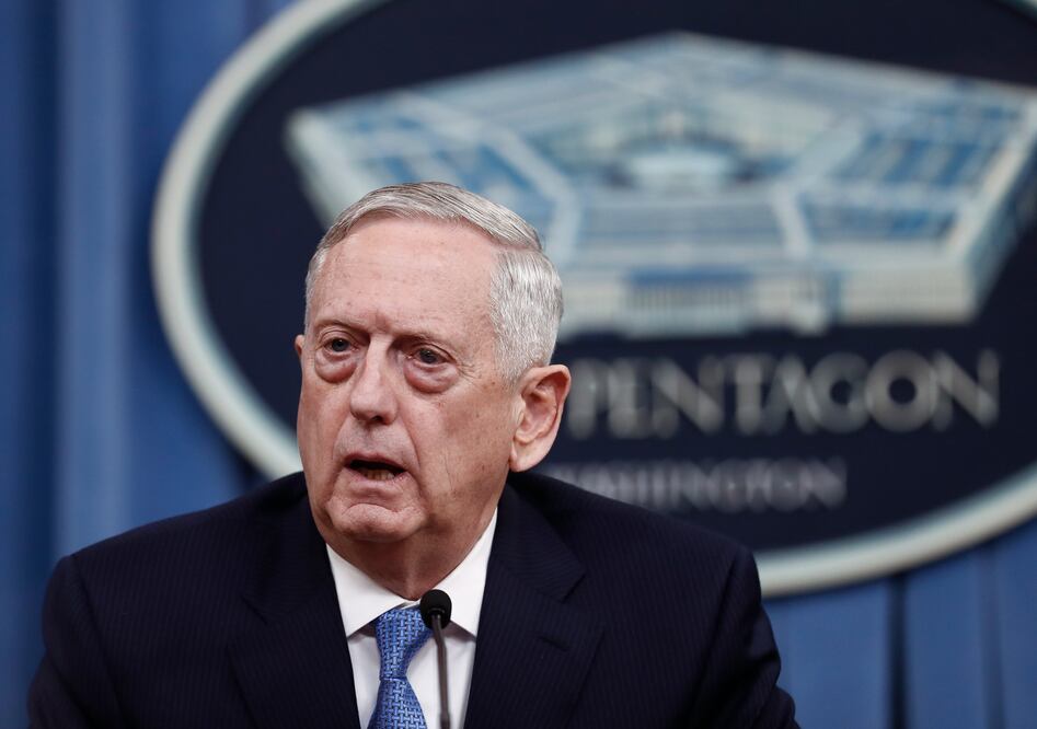 El secretario de Defensa de Estados Unidos, Jim Mattis (Foto: EFE)