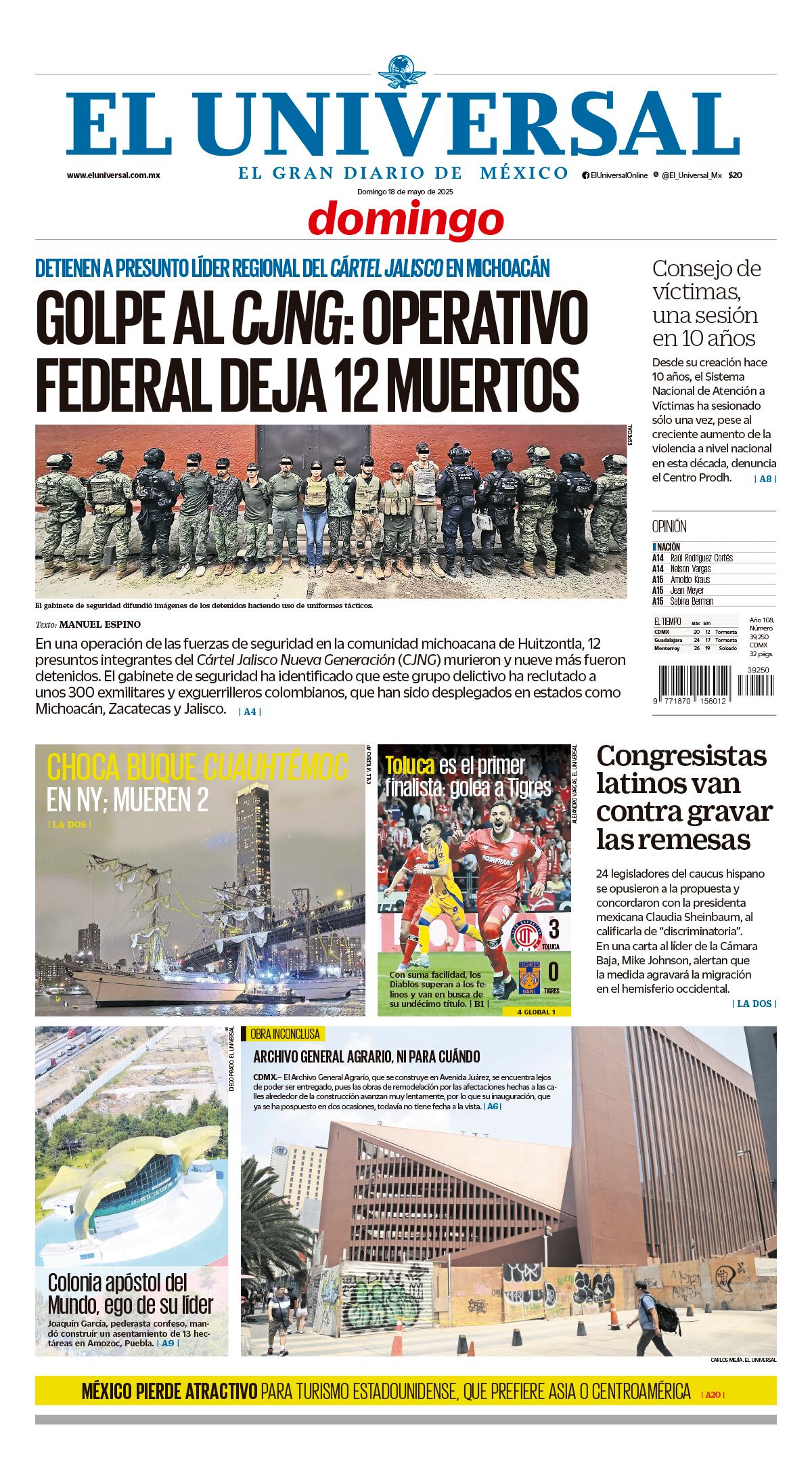 Portada impresa