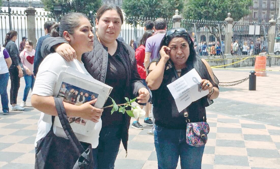 Las fans pidieron respeto por su Fabio y por su dolor. Foto: ERIKA MONROY. EL UNIVERSAL