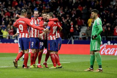 "Atleti" viene de atrás y derrota a la Real Sociedad