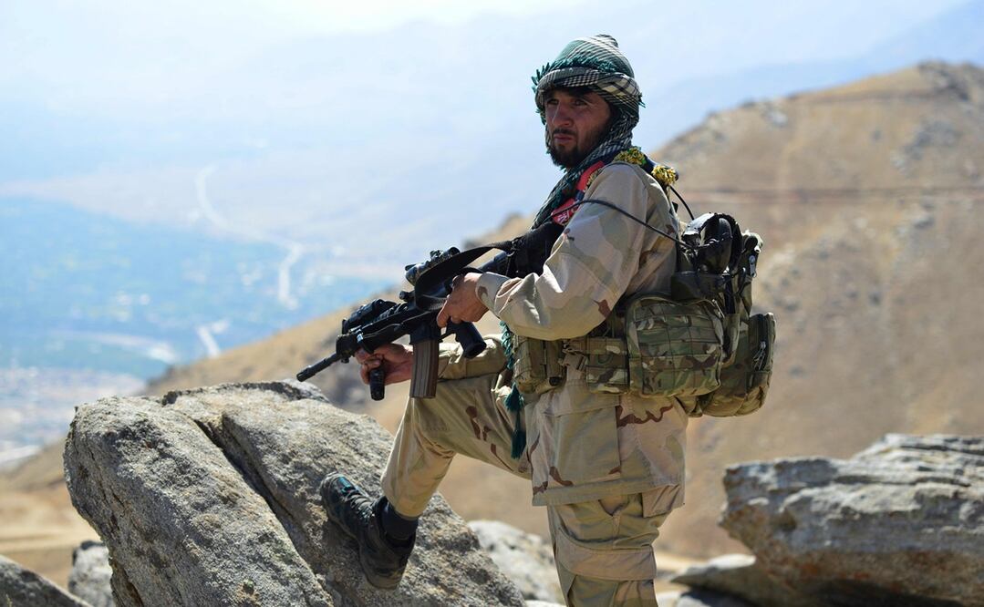 Ahmad Massoud, líder de la resistencia afgana contra los talibanes. Foto: AFP