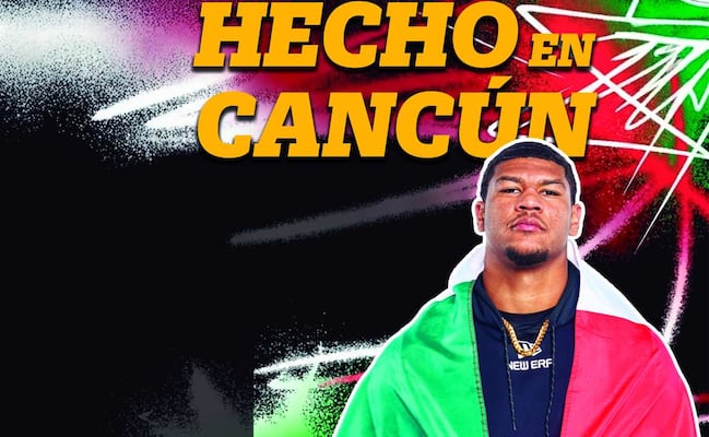 Elijah Arroyo, el ala cerrada de los Seahawks que se hizo en Cancún; hoy sueña con el Super Bowl