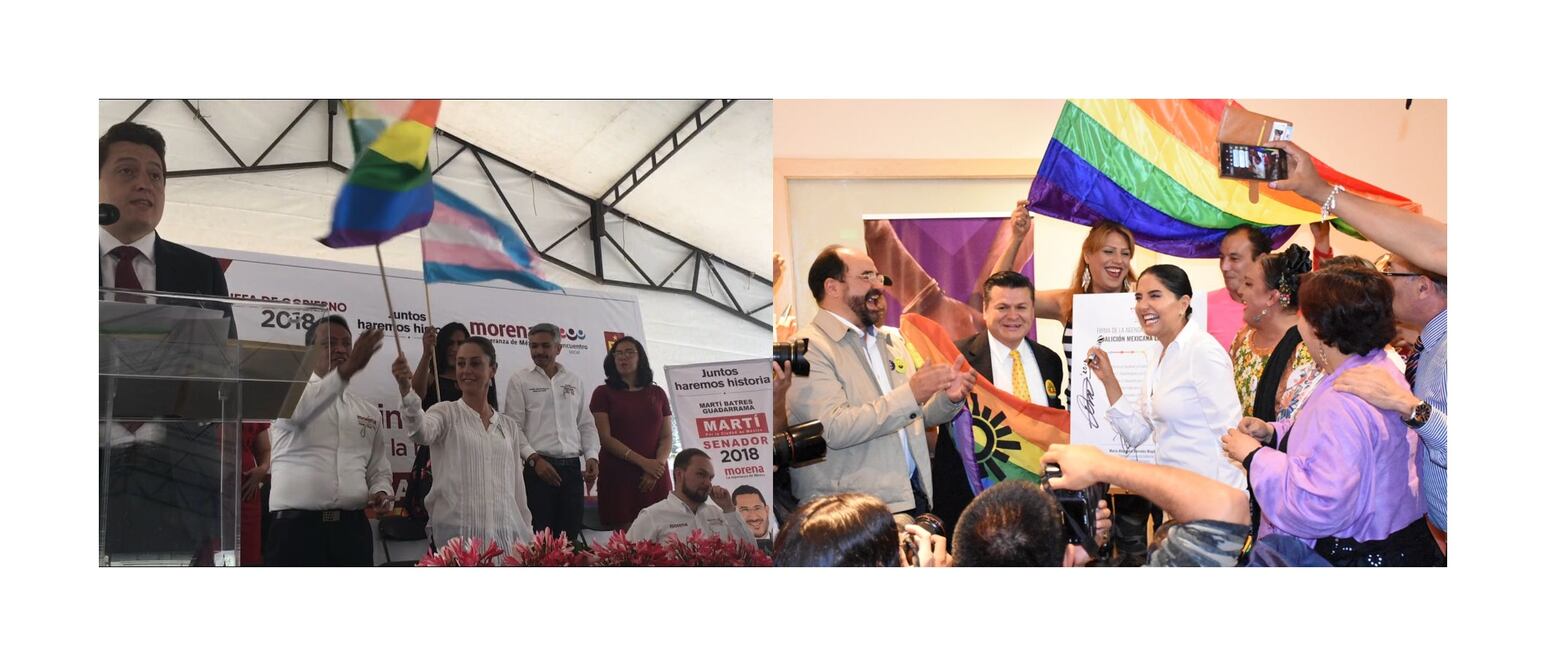 Las candidatas a la jefatura de gobierno. Foto: Gerardo Suárez y cortesía