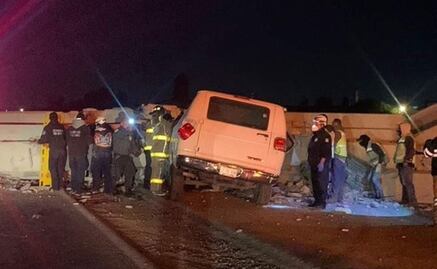 Colapsa puente en la México-Pachuca, vía que conecta al AIFA