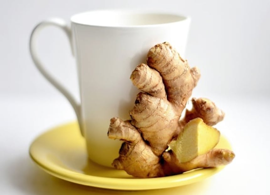 Receta y beneficios del latte jengibre 