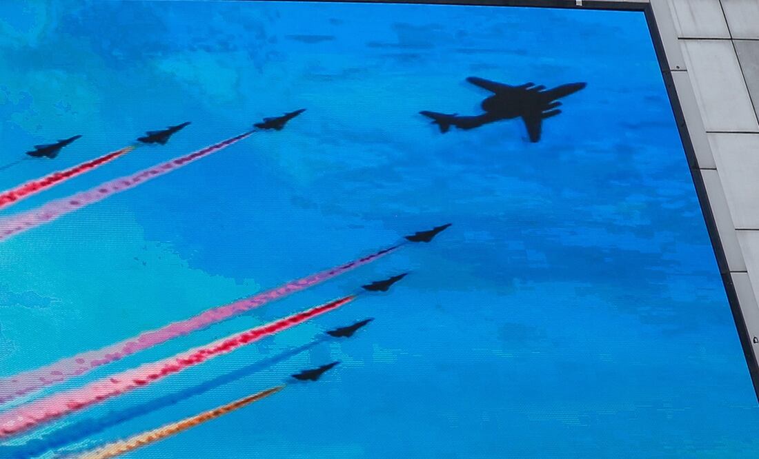 En total, 23 aeronaves cruzaron la línea media del estrecho de Taiwán e ingresaron en la región norte, suroeste y este de la autoproclamada Zona de Identificación de Defensa Aérea. Foto: EFE/Archivo