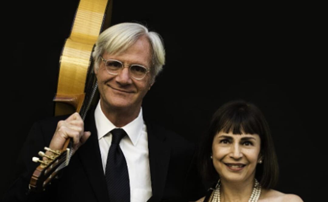 El guitarrista Jaime Márquez y la flautista Marisa Canales. Foto: Festival Urtext.