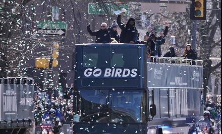 FOTOS: Con multitudinario desfile, Filadelfia celebra a los campeones del Super Bowl LIX