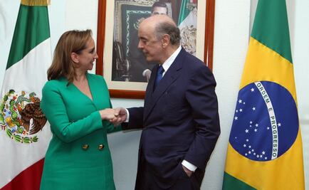 Cancilleres refrendan agenda México y Brasil