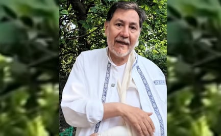 "Fui a la montaña, me caí y me hice daño"; Noroña se fractura la muñeca y queda enyesado por mes y medio