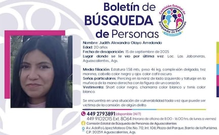 Hallan cuerpo de Alexandra tras más de dos meses de búsqueda en Aguascalientes; Fiscalía apunta a posible caída en bordo de agua