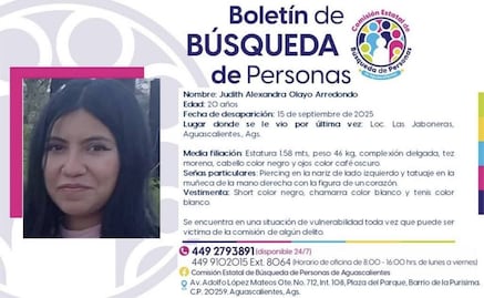 Hallan cuerpo de Alexandra tras más de dos meses de búsqueda en Aguascalientes; Fiscalía apunta a posible caída en bordo de agua