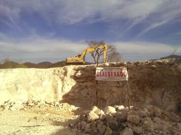 Clausuran mina en área natural protegida en Guanajuato