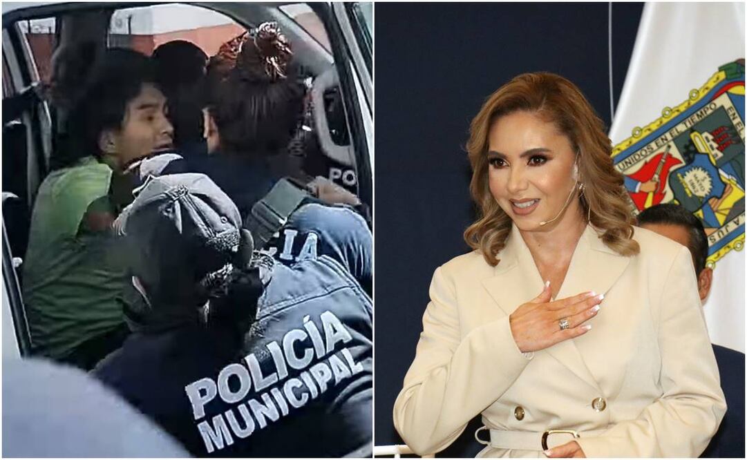 Detienen a periodista Juan Carlos Cacho durante 2do informe de Paola Angon. Foto: Especial