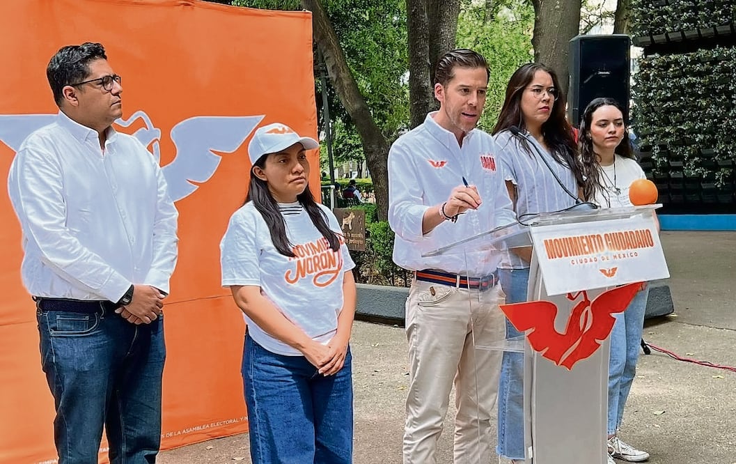 Antonio Carbia, candidato de MC a Miguel Hidalgo, dijo que la participación ciudadana legitima proyectos. Foto: Especial