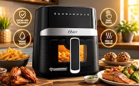 Freidora de aire digital Oster por menos de mil pesos en Amazon México; conoce sus características