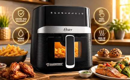 Freidora de aire digital Oster por menos de mil pesos en Amazon México; conoce sus características