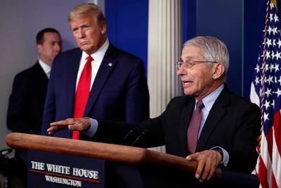 Trump sugiere que despedirá a Fauci tras las elecciones
