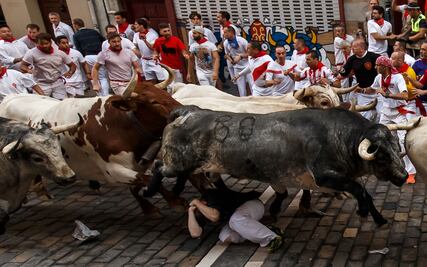 Tres heridos en primer encierro de las fiestas de San Fermín