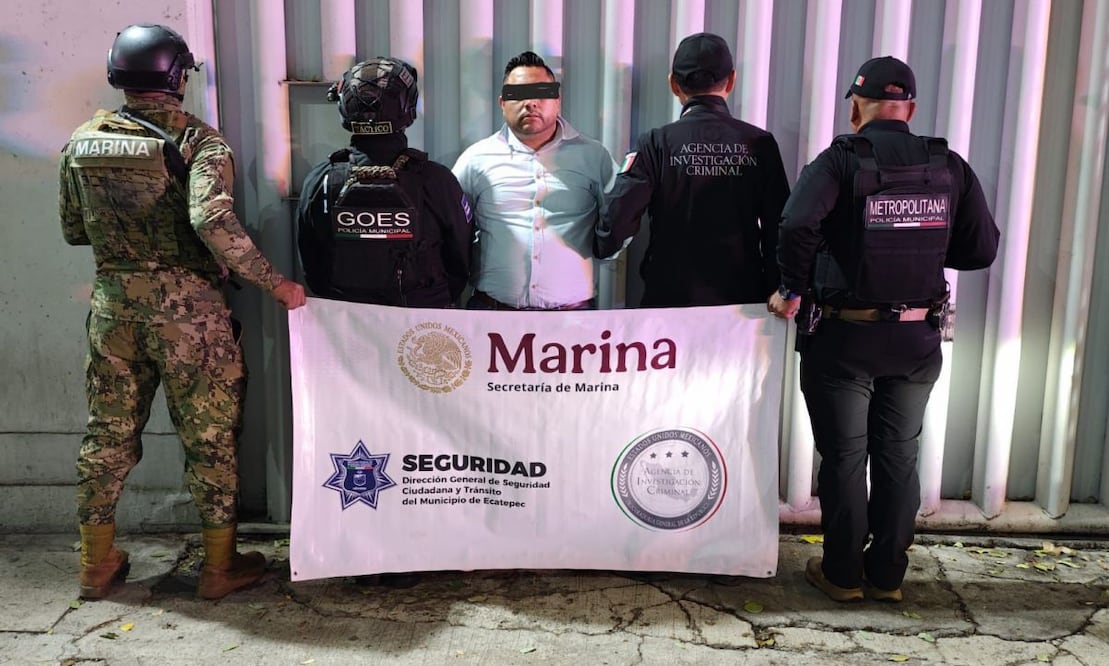 Marina y FGR confirman la detención de "El Marce". Foto: Cortesía.