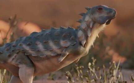 Hallan fósil del primer dinosaurio acorazado que existió hace 100 millones de años 