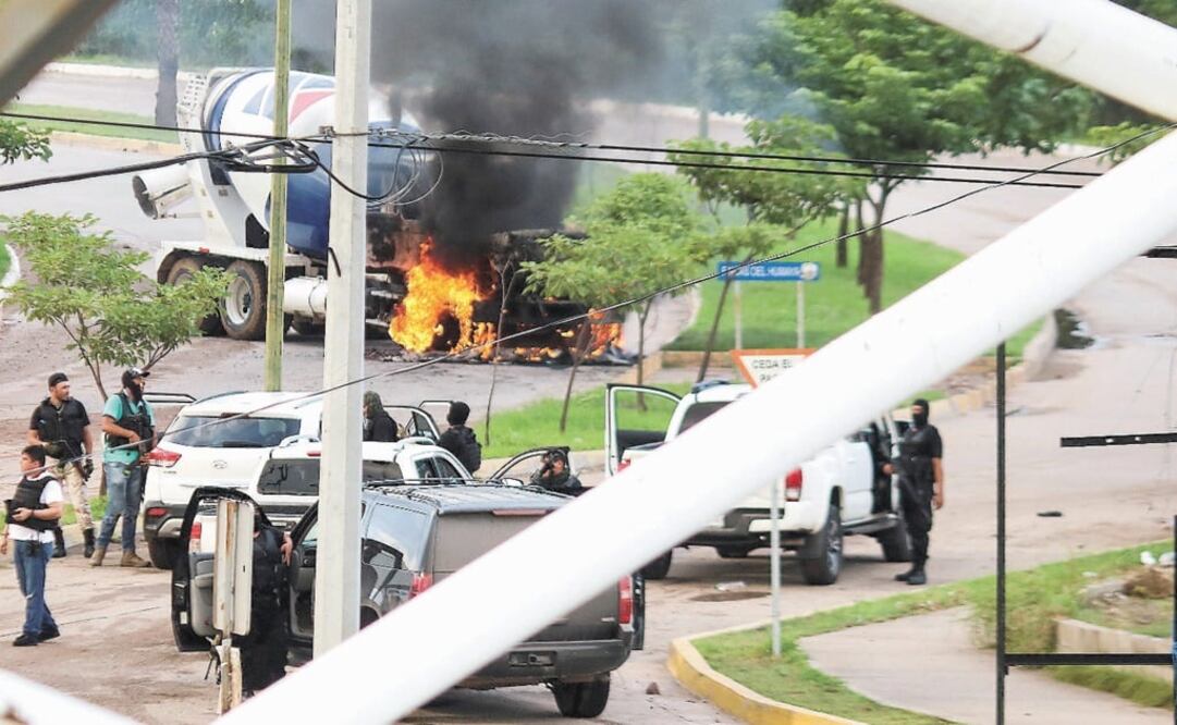 The city of Culiacán, Sinaloa registered hours of intense gunbattles due to the apprehension of Ovidio Guzmán – Photo: Jesús Bustamante/EL UNIVERSAL