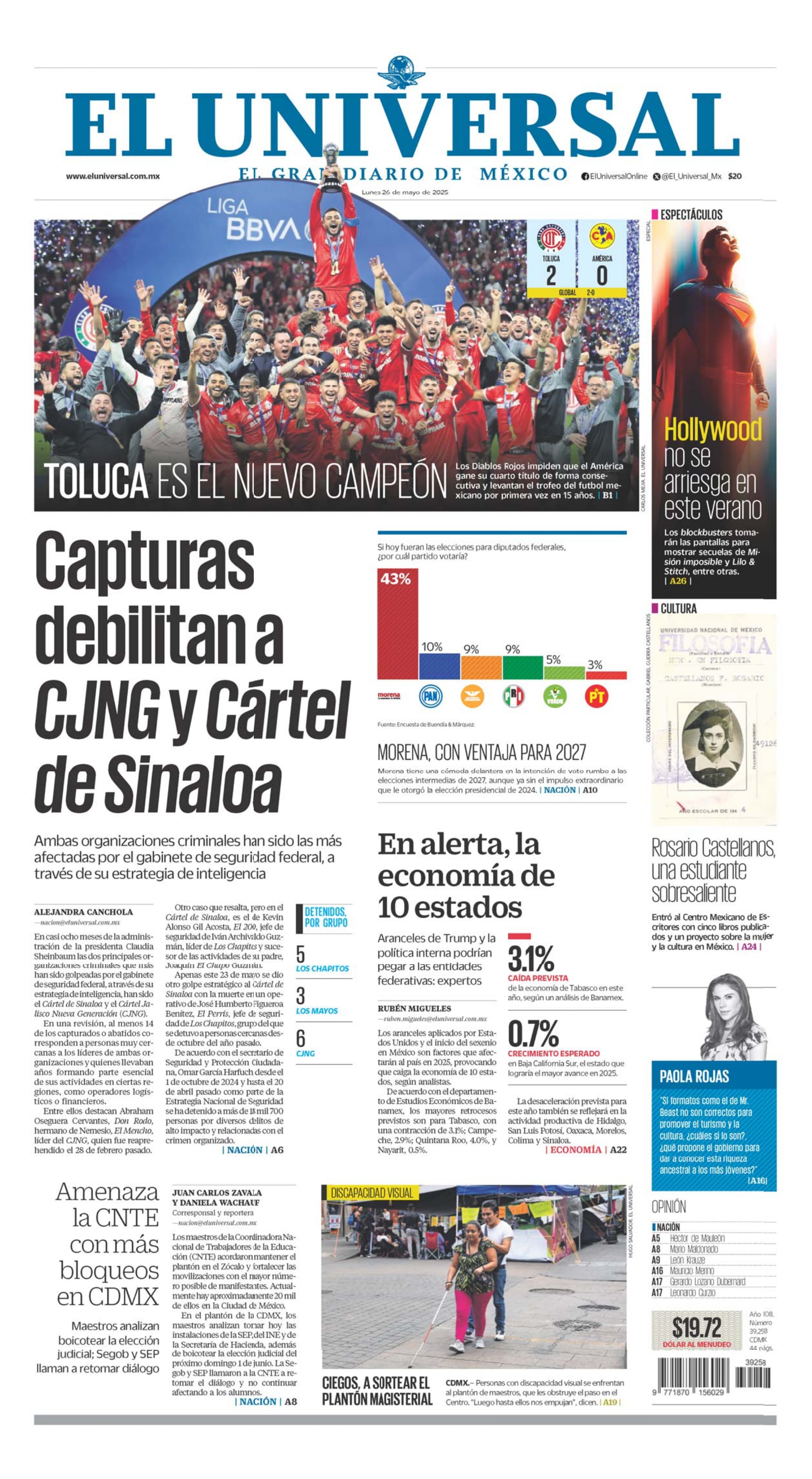 Portada impresa