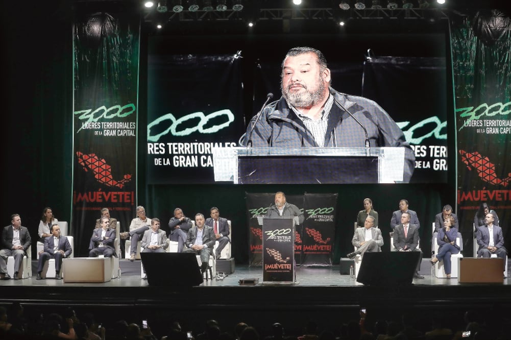 Cuauhtémoc Gutiérrez de la Torre envió mensajes a los opositores del PRI, les dijo que ni Sheinbaum ni el Frente Amplio Democrático convocado por la izquierda los vence en la batalla (IRVIN OLIVARES. EL UNIVERSAL)