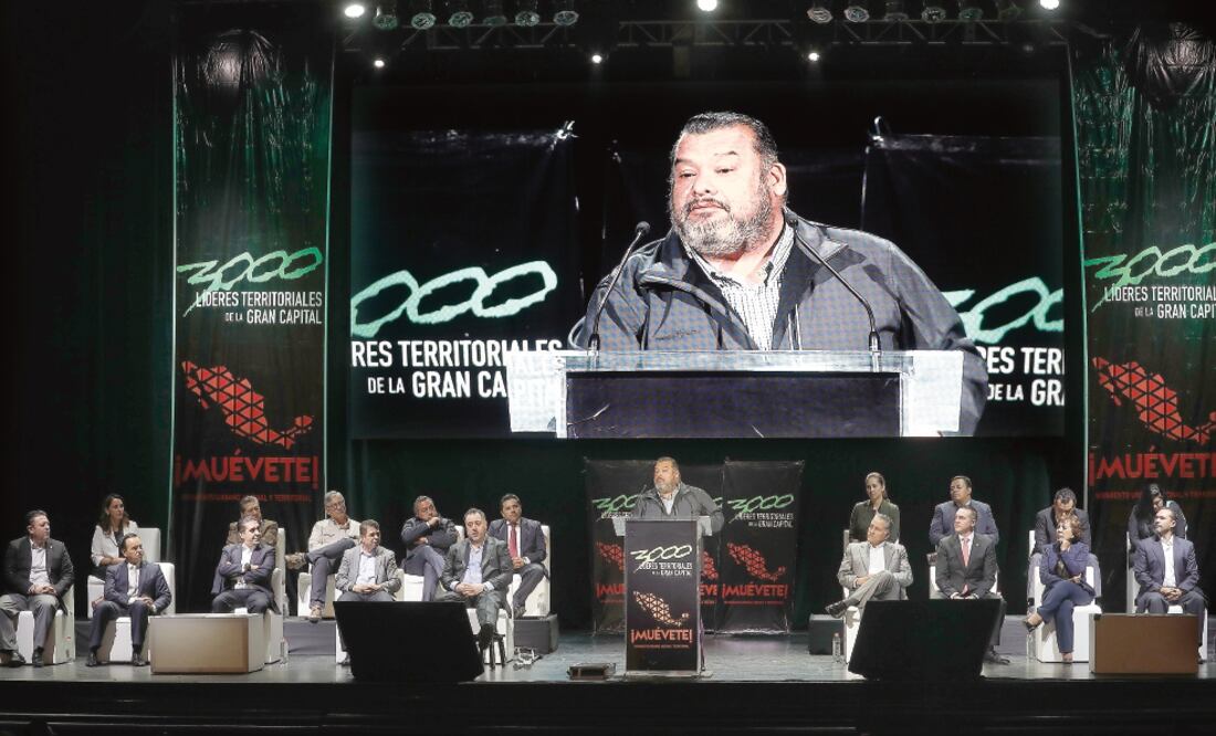 Cuauhtémoc Gutiérrez de la Torre envió mensajes a los opositores del PRI, les dijo que ni Sheinbaum ni el Frente Amplio Democrático convocado por la izquierda los vence en la batalla (IRVIN OLIVARES. EL UNIVERSAL)