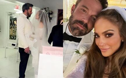 Ben Affleck cambiándose en el baño, con novias señuelo y sin Elvis, así fue la boda de JLo en Las Vegas 