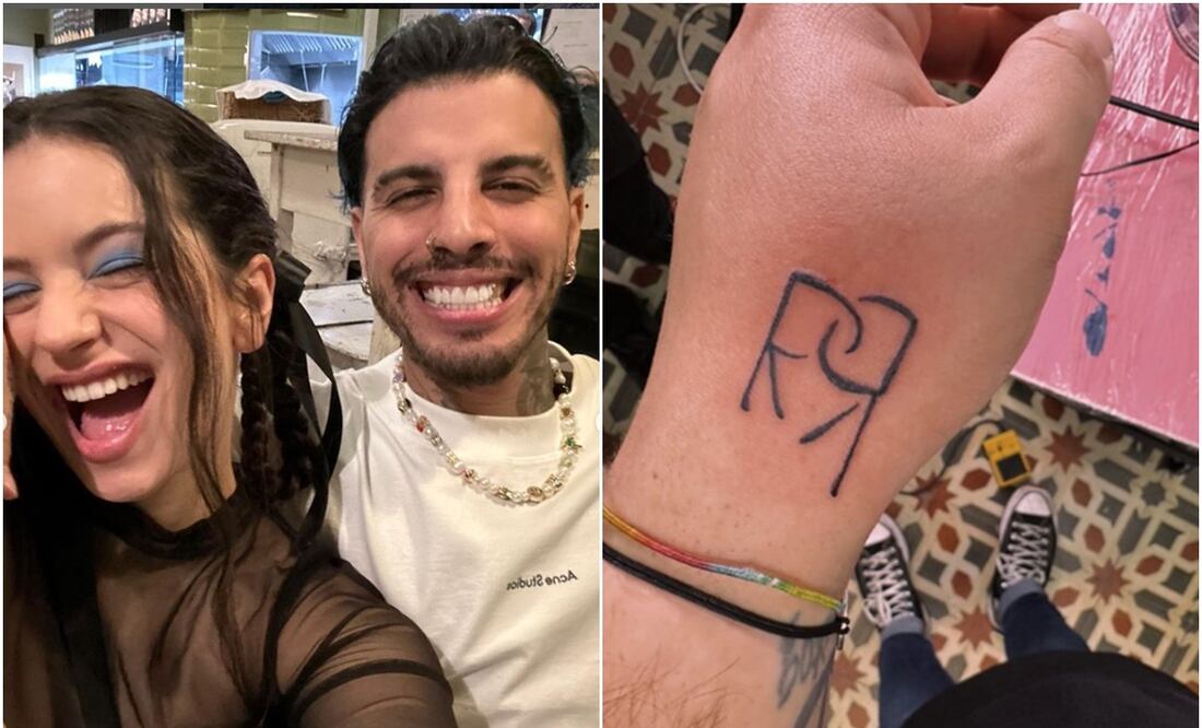 Rosalía y Raw Alejandro. Fotos: Instagram @rosalia.vt y Twitter @callmepuxi