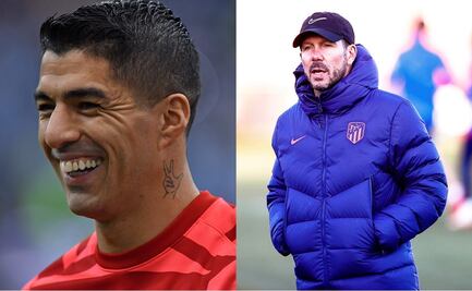 Diego Simeone pone en duda la renovación de Luis Suárez