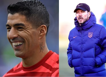 Diego Simeone pone en duda la renovación de Luis Suárez