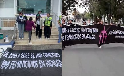 En marco del 8M, marchan en Pachuca por persistencia de violencia de género; denuncian 199 feminicidios en Hidalgo en la última década