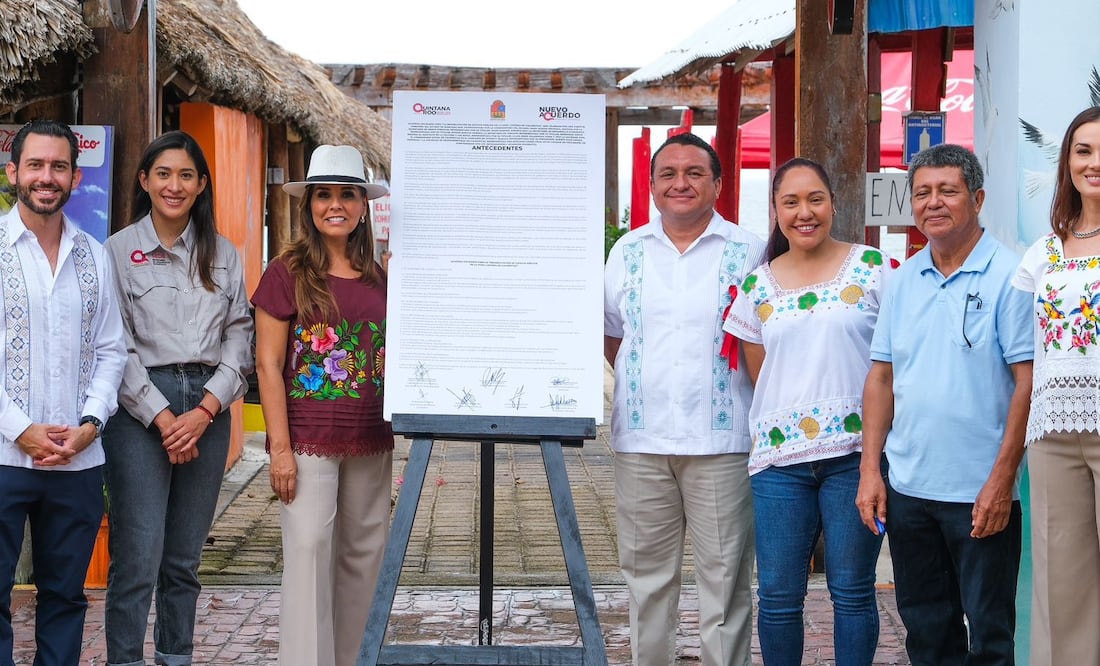 La gobernadora de Quintana Roo, Mara Lezama, anunció una inversión de más de 40 millones de pesos para detonar a Calderitas, como un polo turístico de clase mundial. (Foto: especial)