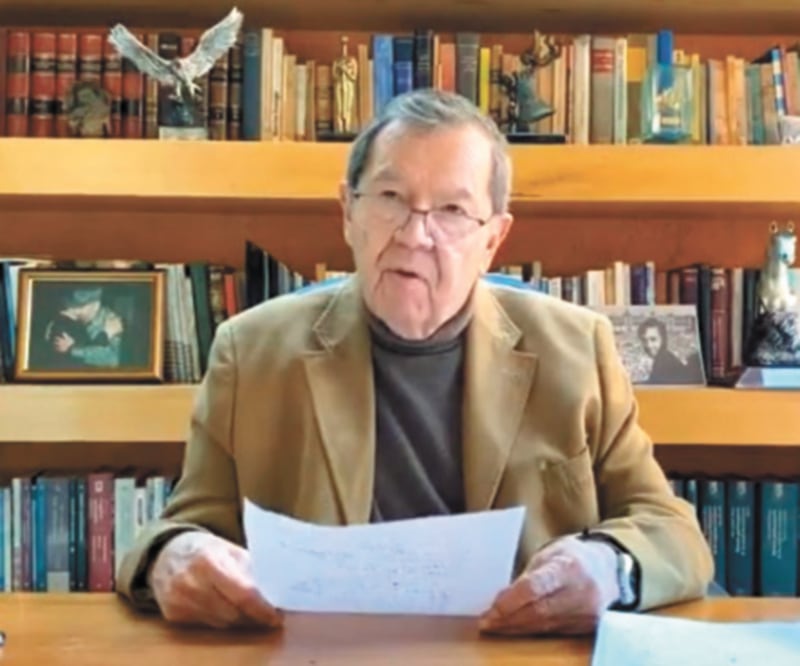 Porfirio Muñoz Ledo acusa desvíos en Morena. TOMADA DE VIDEO