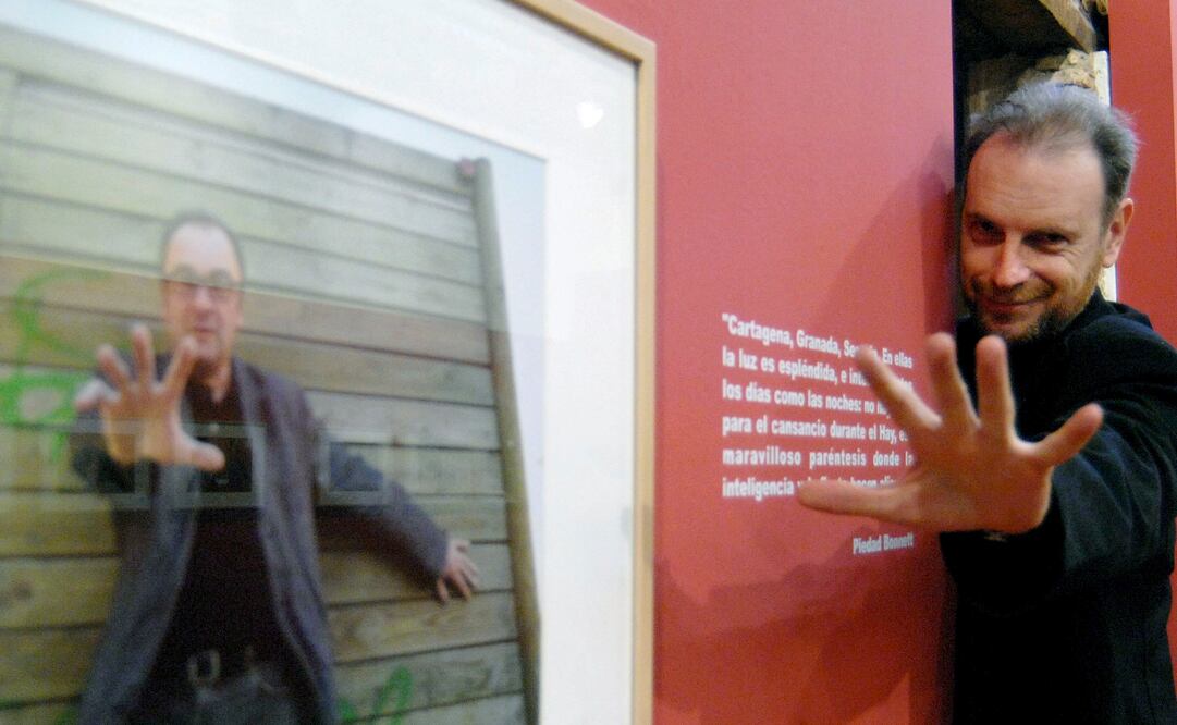 Daniel Mordzinski, el fotógrafo de autores". Foto: EFE/JUAN MARTIN