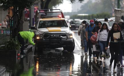 Lluvias colapsan varias zonas de la CDMX; reportan 49 encharcamientos y 13 árboles caídos