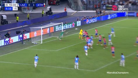 Champions League: el gol agónico del portero de la Lazio para empatar con el Atlético de Madrid