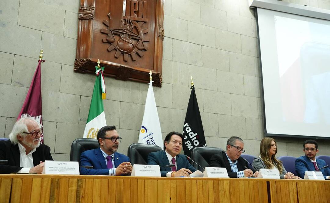 Mario Delgado, titular de la SEP, encabeza la inauguración de la XXXVIII Asamblea General Ordinaria de la Red Nacional de Medios Públicos (RED México) este 14 de noviembre del 2024. Foto: Especial