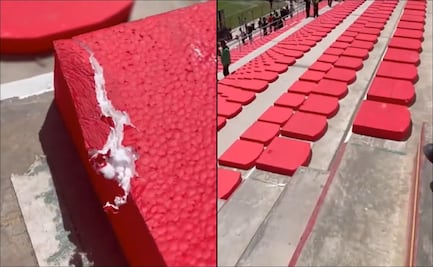 VIDEO: Bolivia puso asientos de unicel en el estadio para el partido de eliminatorias contra Venezuela