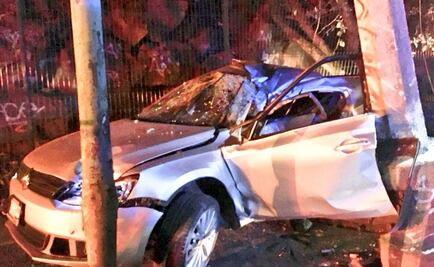 Pierde control del auto y muere tras volcadura en Ciudad Universitaria