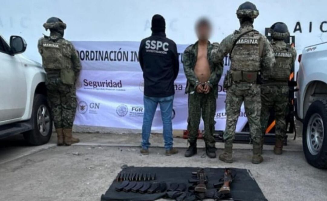 Elementos navales son balaceados por grupo armado en Sinaloa (05/08/2025). Foto: Especial