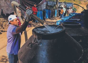 “Aquí no desperdiciamos ni una gota, sólo llega el agua por tandeo”, cuentan vecinos de Álvaro Obregón