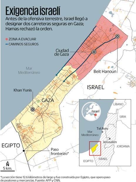 Israel planea ofensiva de “amplia gama” en Gaza