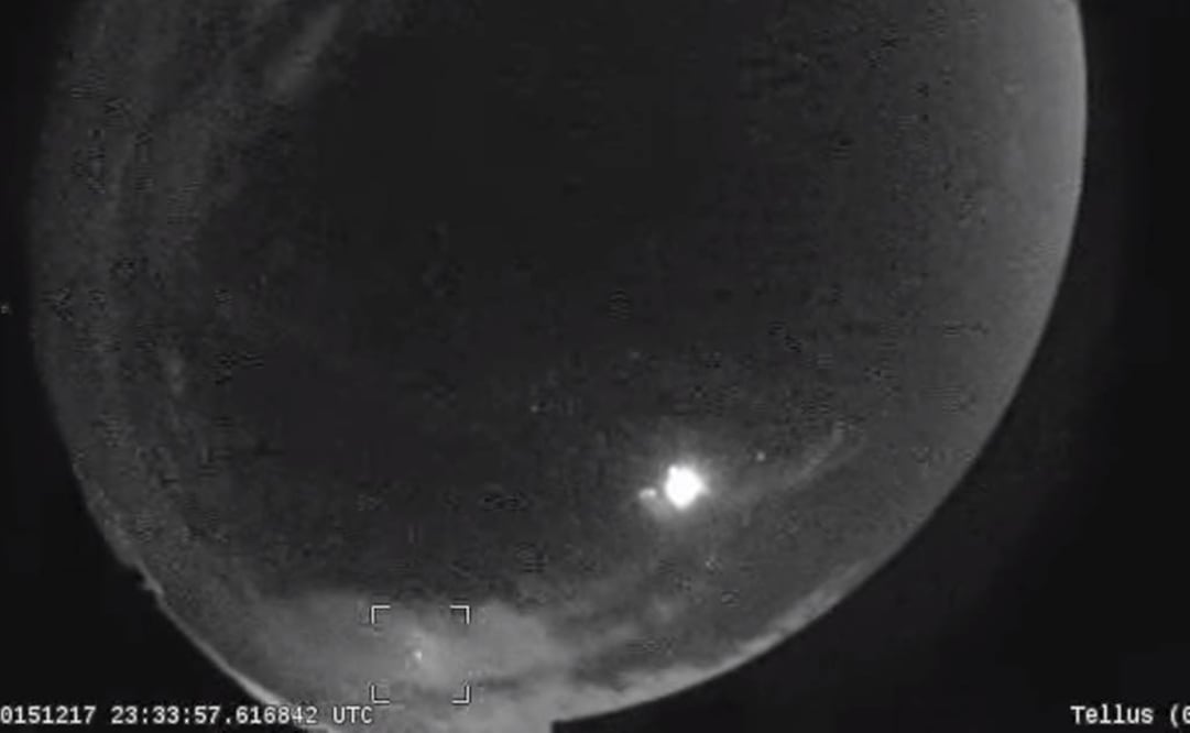 El cuerpo estalló a unos mil kilómetros de la costa de Brasil. Foto: Archivo