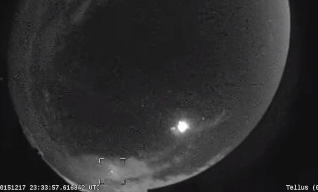 El cuerpo estalló a unos mil kilómetros de la costa de Brasil. Foto: Archivo