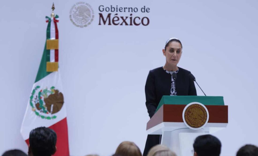 Claudia Sheinbaum, durante su primer informe de gobierno, este 1 de septiembre del 2025. Foto: EL UNIVERSAL / Fernanda Rojas.
