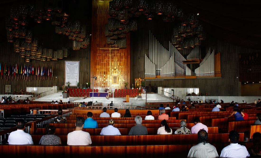 Las misas dominicales de las 12:00 horas en la Basílica de Guadalupe podrán seguirse a través de las páginas de Facebook. Foto: Karina Contreras / EL UNIVERSAL