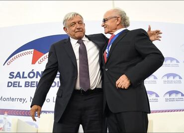 AMLO y Alfredo Harp Helú inauguran el nuevo Salón de la Fama del Beisbol Mexicano
